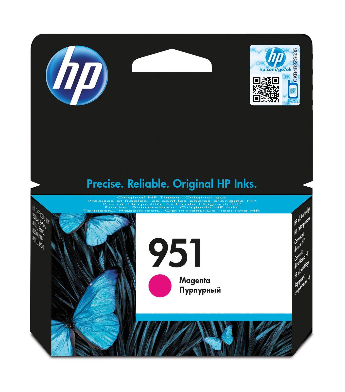 CARTUCCIA INK HP 951 MAGENTA NO BL