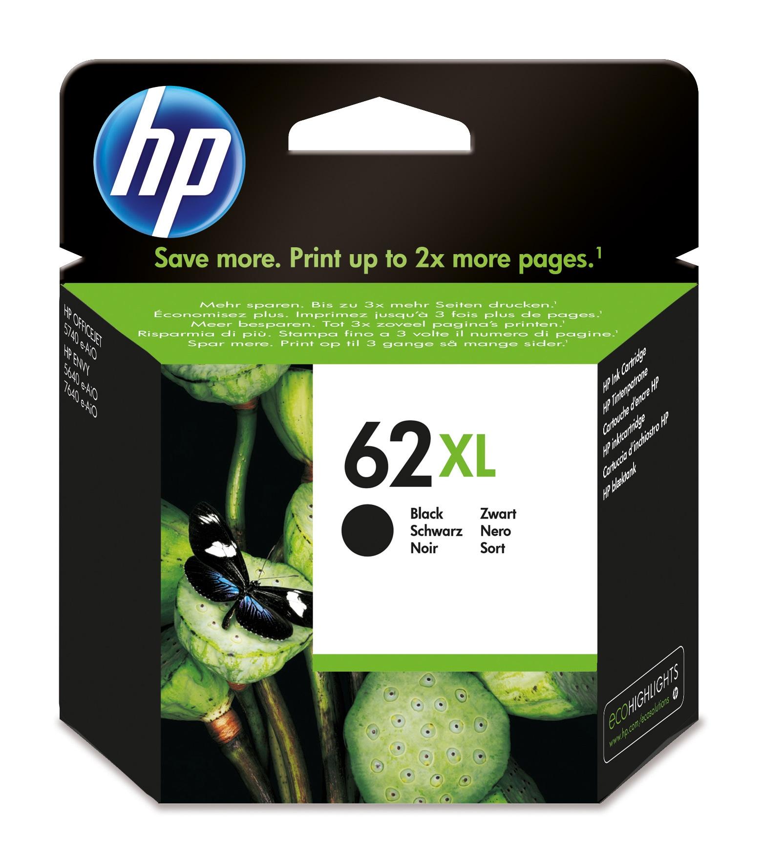 INK HP C2P05AE N.62XL Nero x 5540 5547 5640 5740 7640 OJ-200 OJ-250