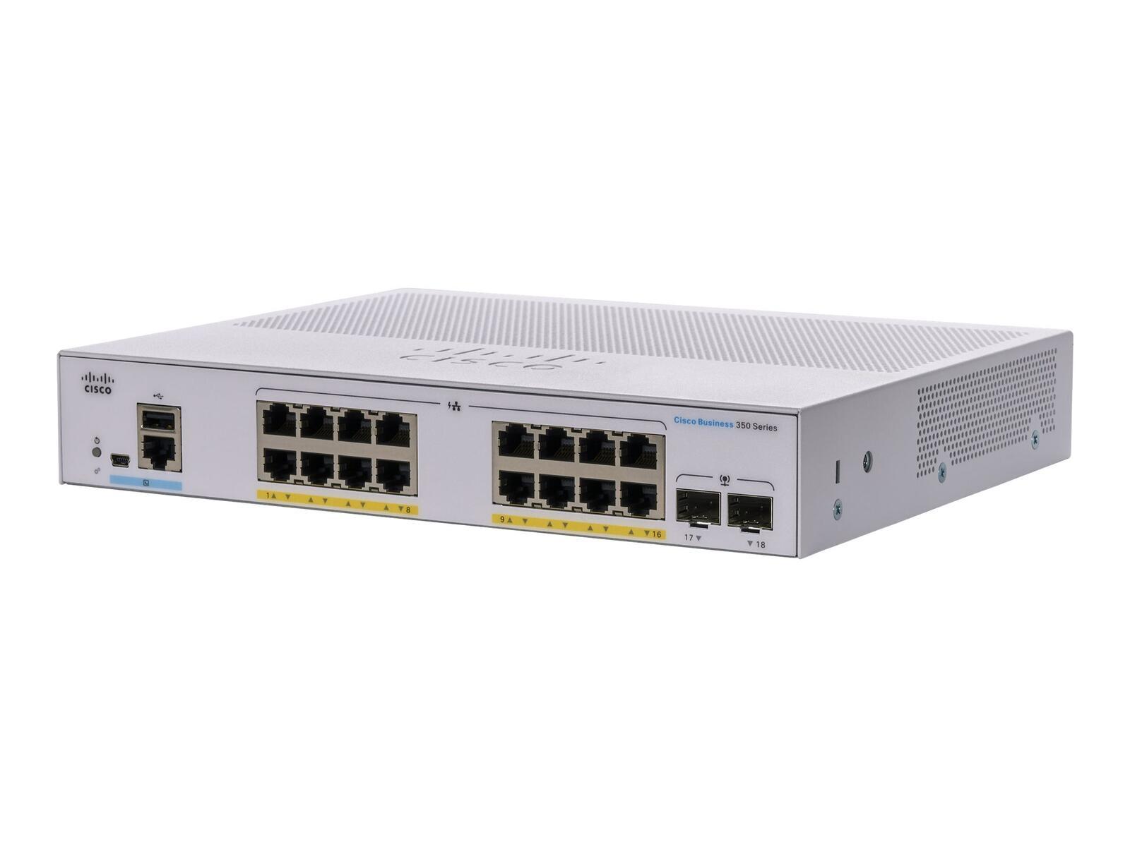 CBS350 MANAGED 16-PORT GE POE