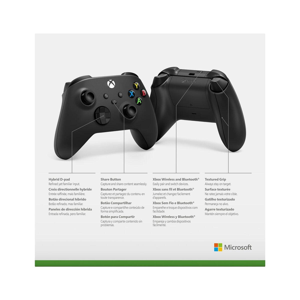 Microsoft Xbox Wireless Controller Nero Bluetooth Gamepad Analogico/Digitale Android PC Xbox One Xbox One S Xbox One X Xbox Ser