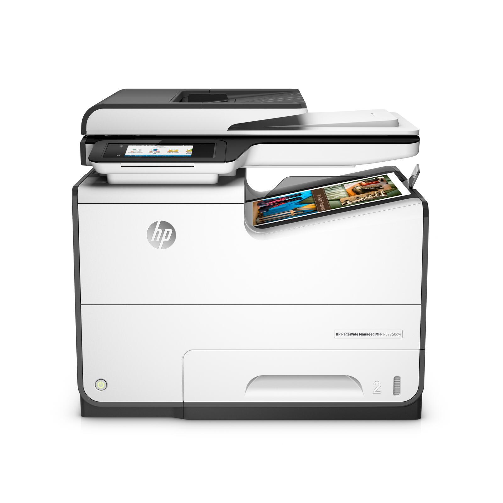 A4 HP PageWide Managed MFP P57750dw - Stampante multifunzione - colore - array larghezza pagina - 216 x 356 mm (originale) - A4