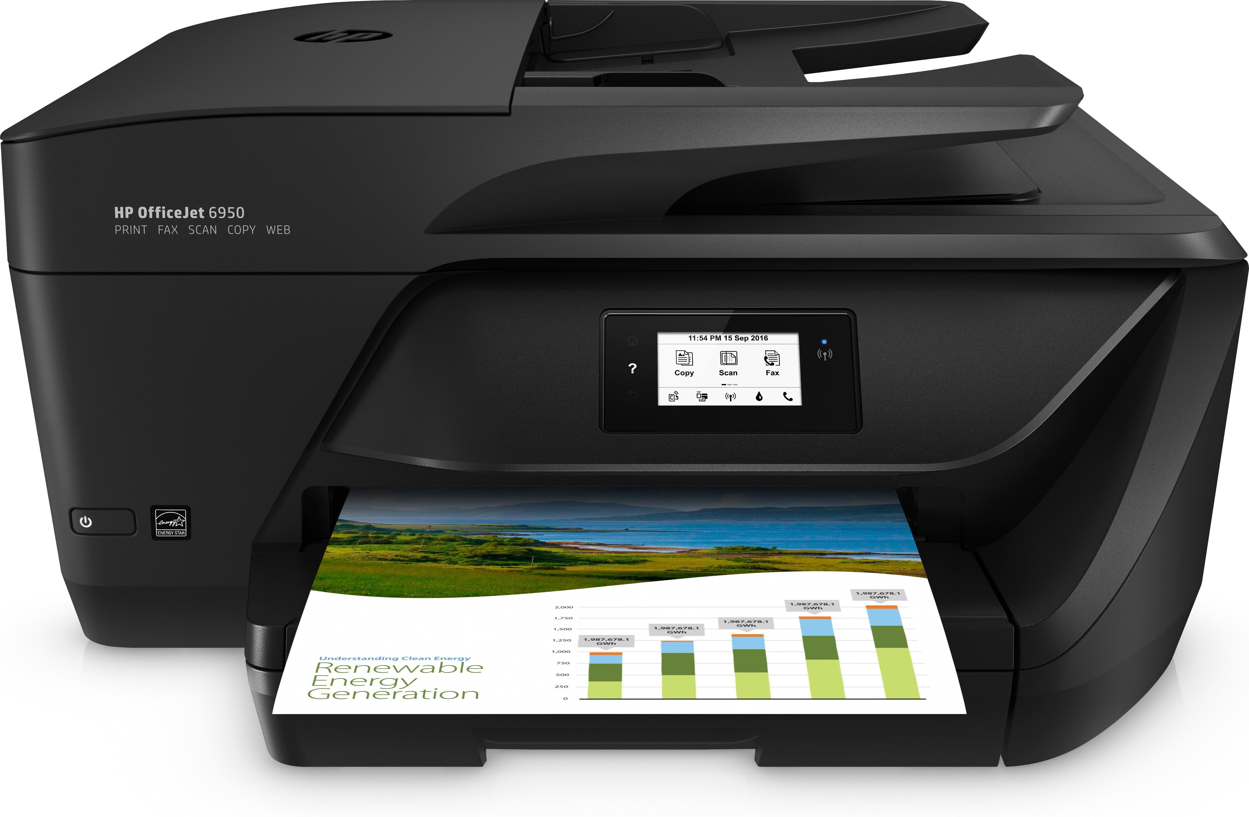 STAMPANTE INKJET MULTIFUNZIONE A COLORI HP OfficeJet 6950