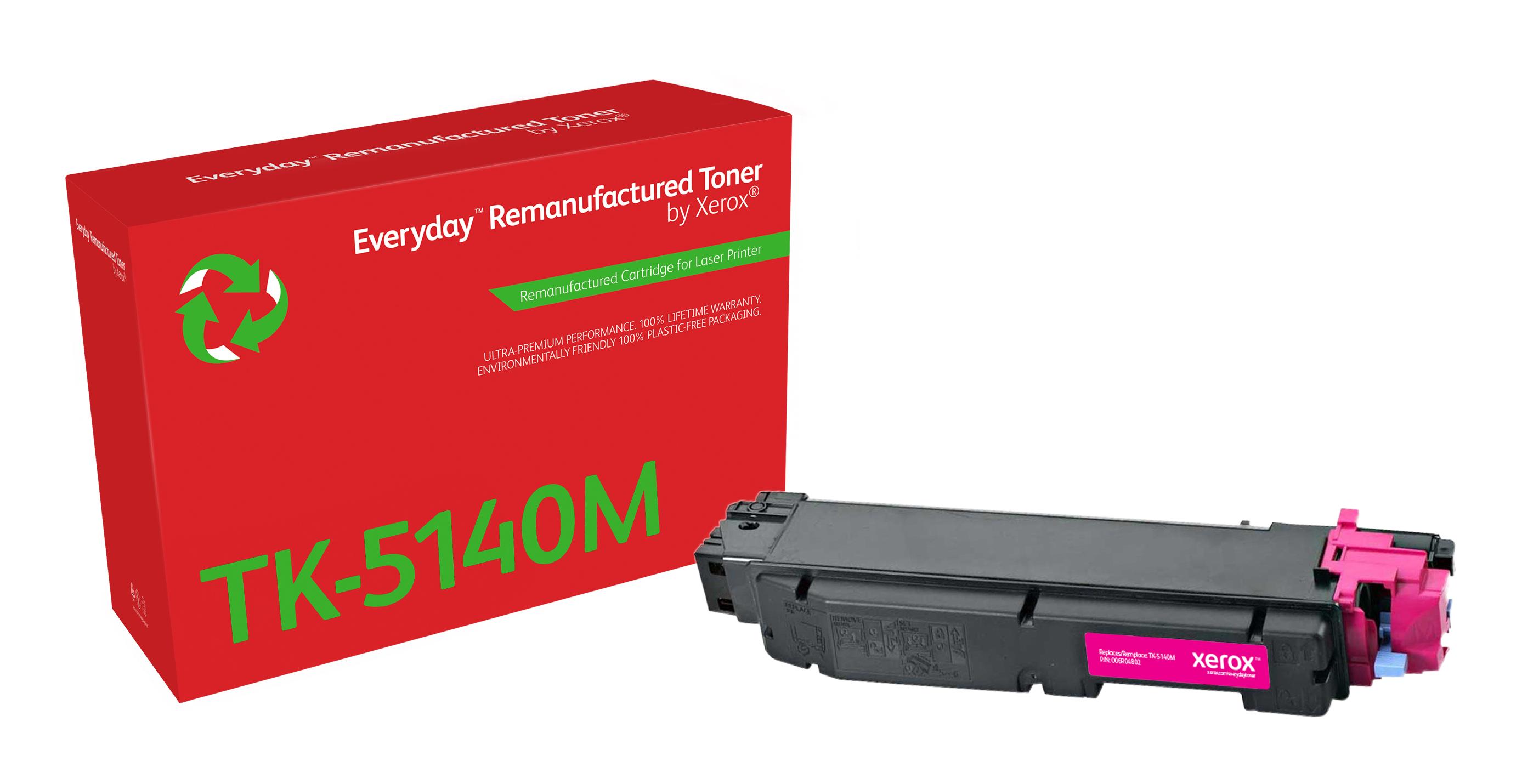 Everyday Rigenerato Toner rigenerato Everyday di Xerox Magenta compatibile con Kyocera TK-5140M Capacità standard