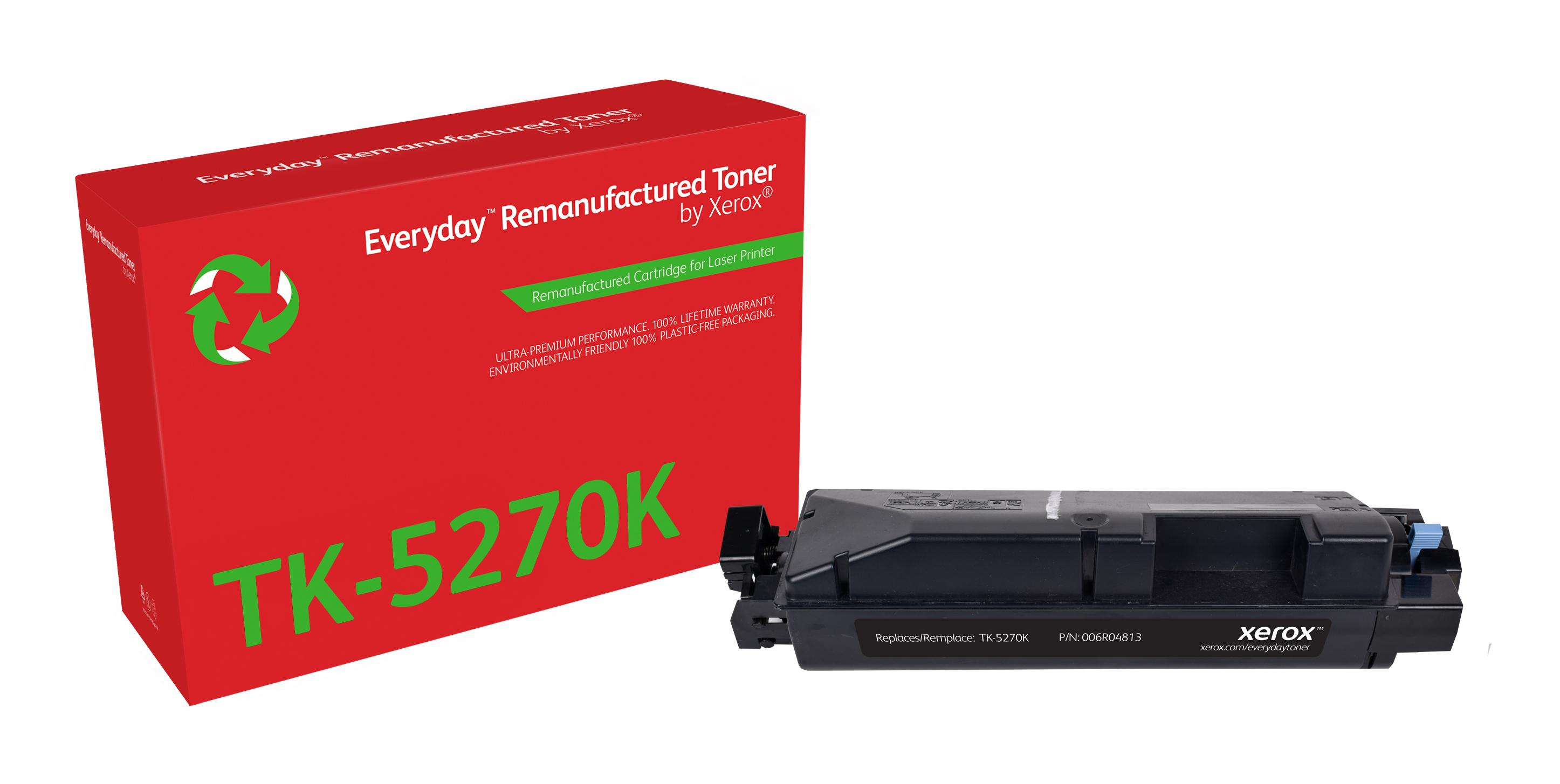 Everyday Rigenerato Toner rigenerato Everyday di Xerox Nero compatibile con Kyocera TK-5270K Capacità standard