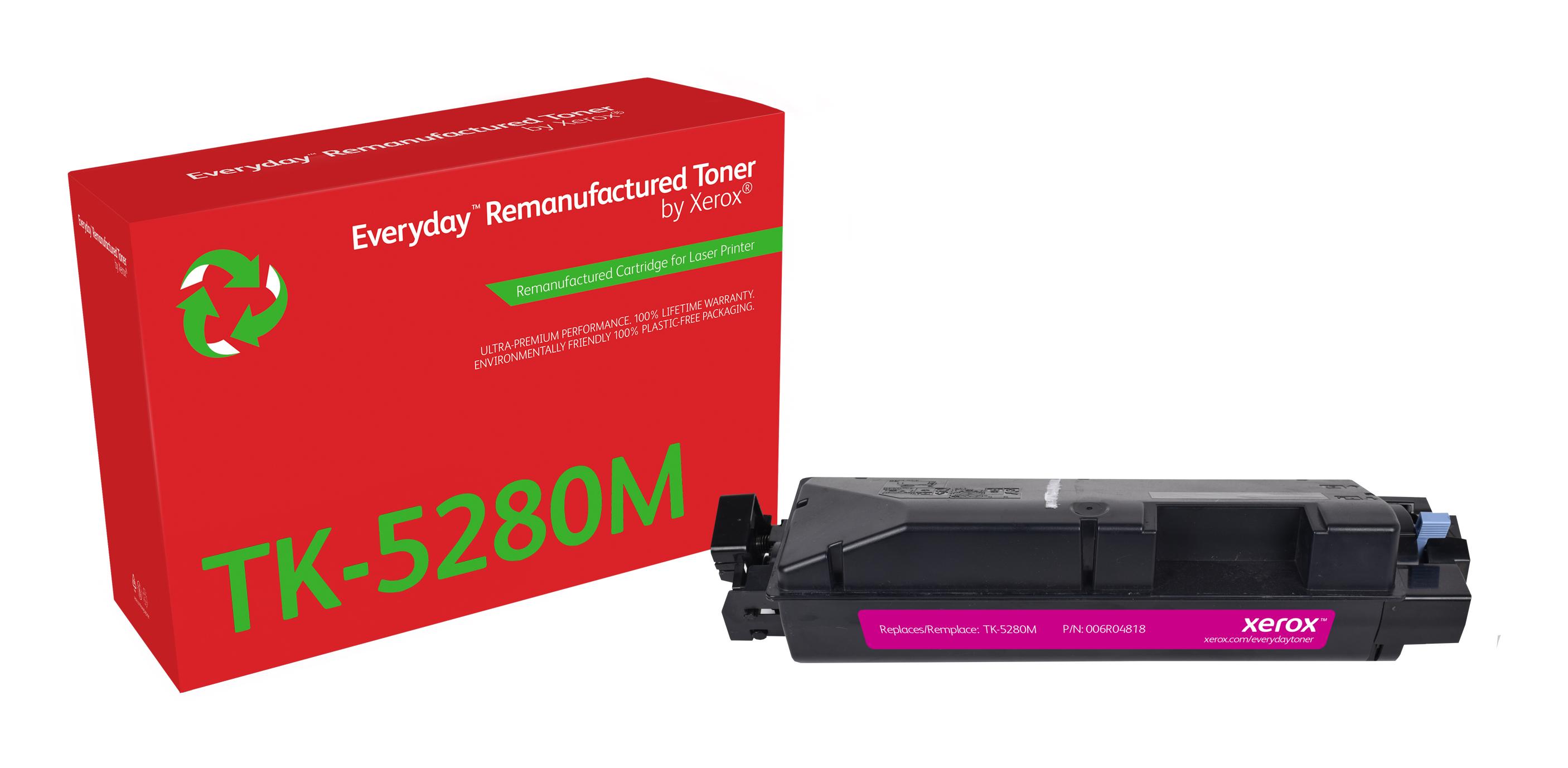 Everyday Rigenerato Toner rigenerato Everyday di Xerox Magenta compatibile con Kyocera TK-5280M Capacità standard