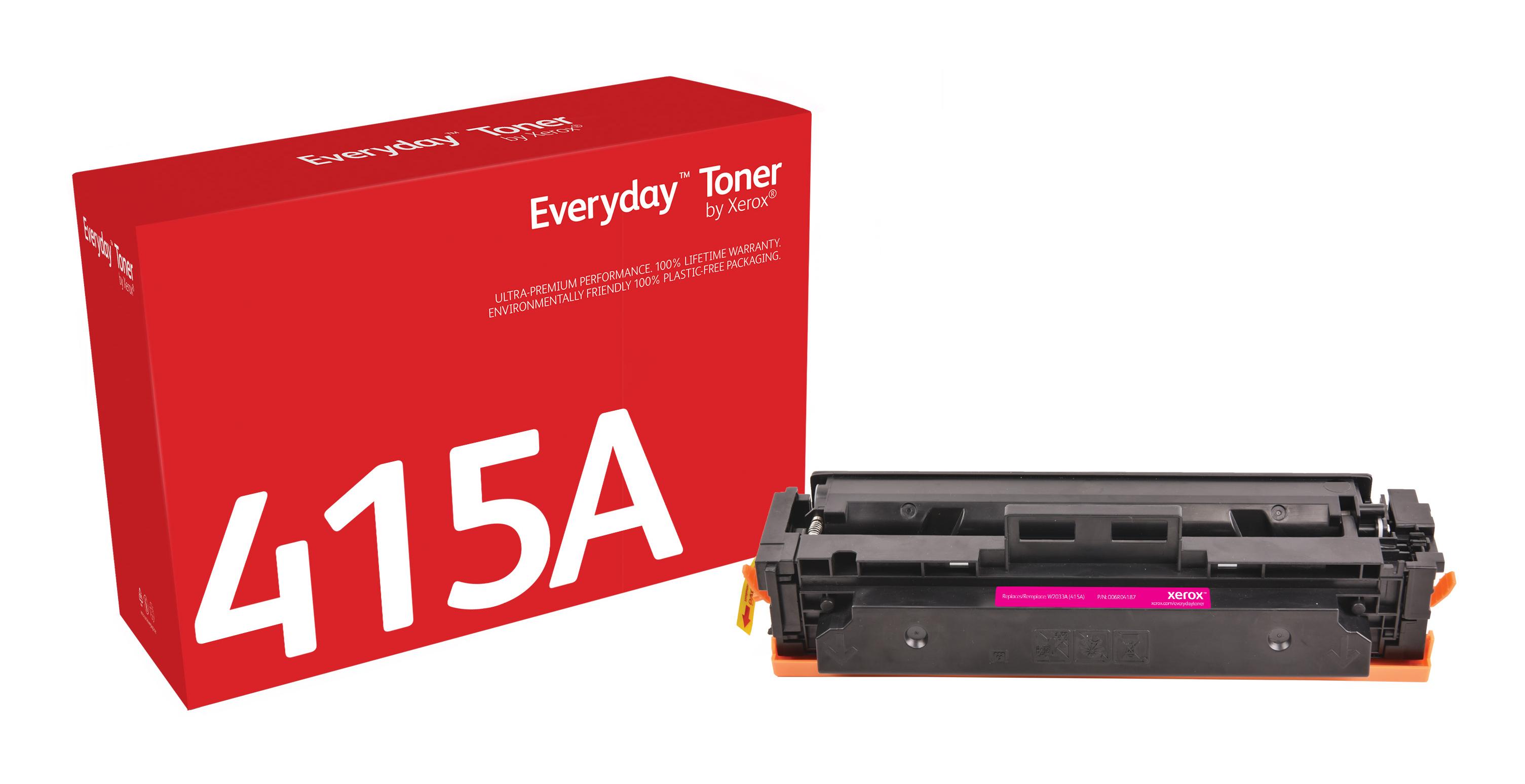 W2033AHP 415AMagentaEveryday Magenta Toner compatible with HP 415A (W2033A) Standard CapacityHP Color LaserJet Pro M454 MFP M479