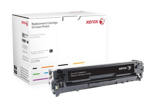 Xerox Cartuccia toner nero. Equivalente a HP CE320A. Compatibile con HP Colour LaserJet CM1415, Colour LaserJet CP1210, Colour