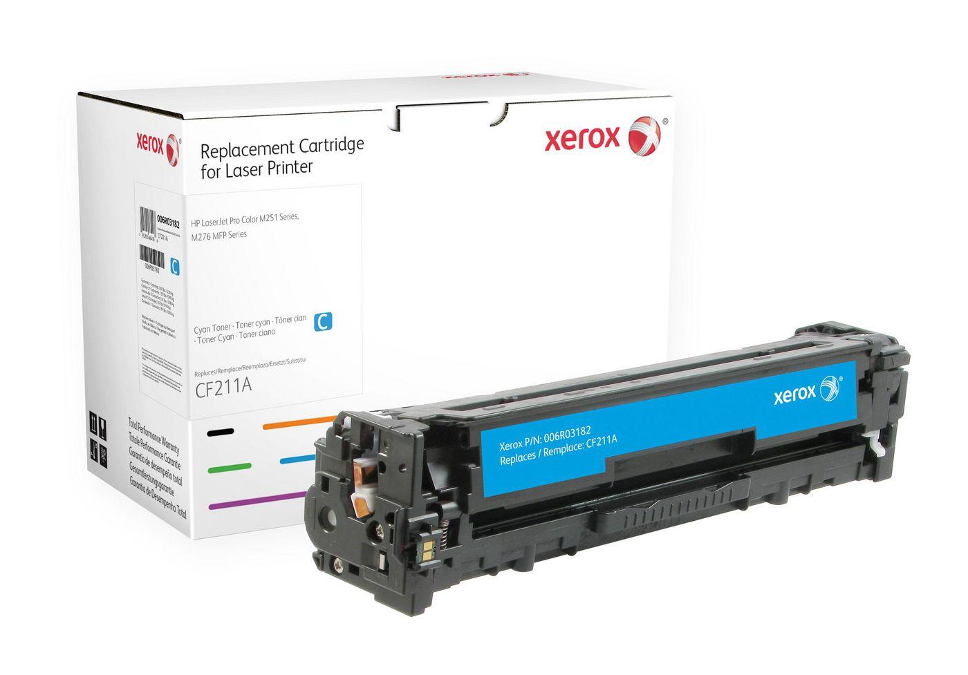 Xerox Cartuccia toner ciano. Equivalente a HP CF211A . Compatibile con HP LaserJet Pro 200 M251, LaserJet Pro 200 MFP M276