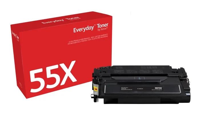 Everyday Toner Nero compatibile con HP 55X (CE255X/ CRG-324II)