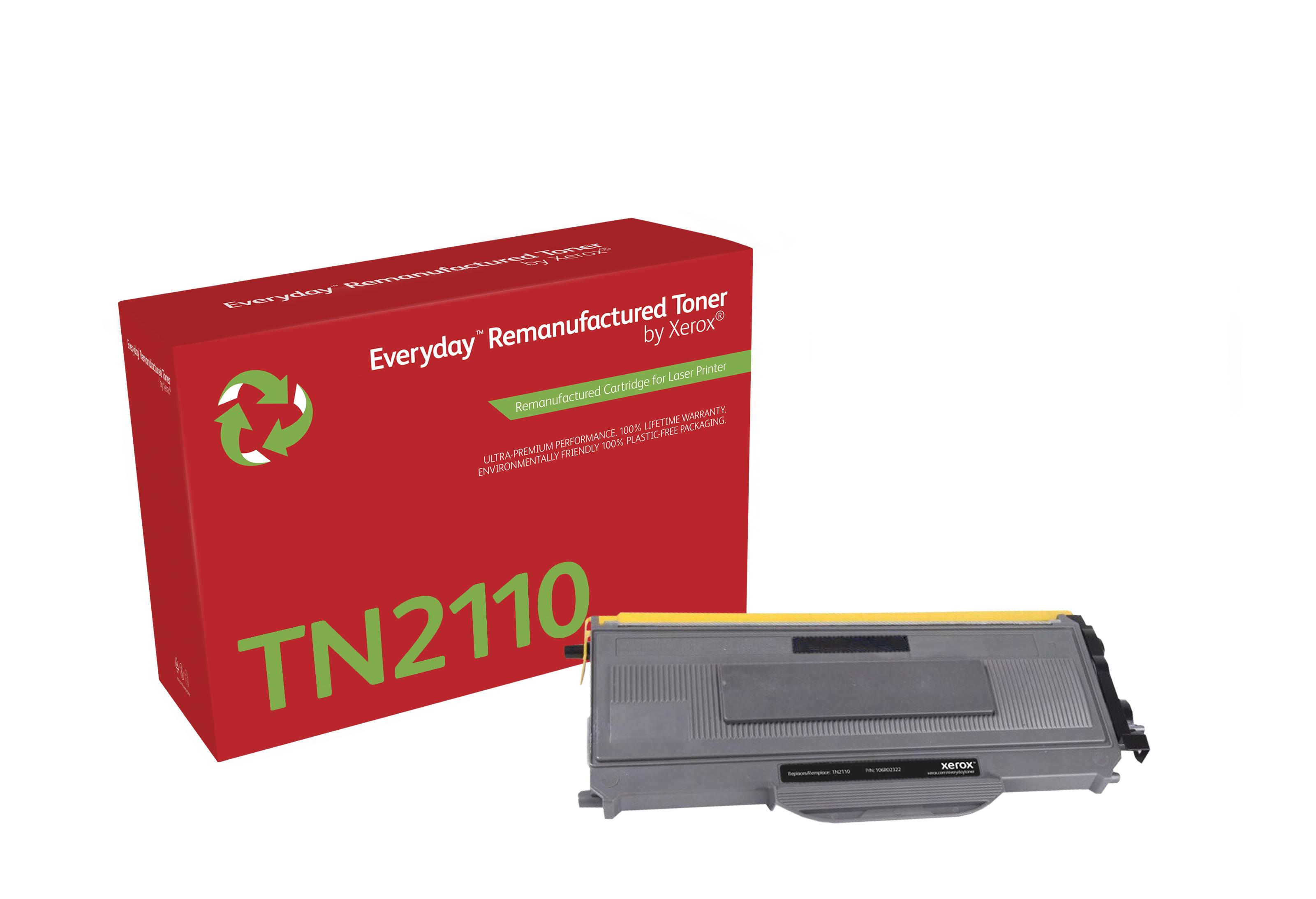 Xerox Toner rigenerato ogni giorno Nero sostituisce il Brother TN2110