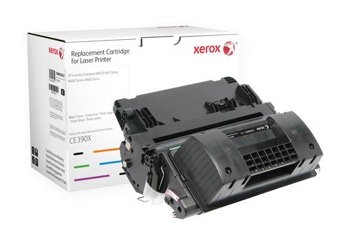 Cartuccia toner Xerox nero. Equivalente a HP CE390X. Compatibile con HP LaserJet 600 M602, LaserJet 600 M603, LaserJet M4555 MFP