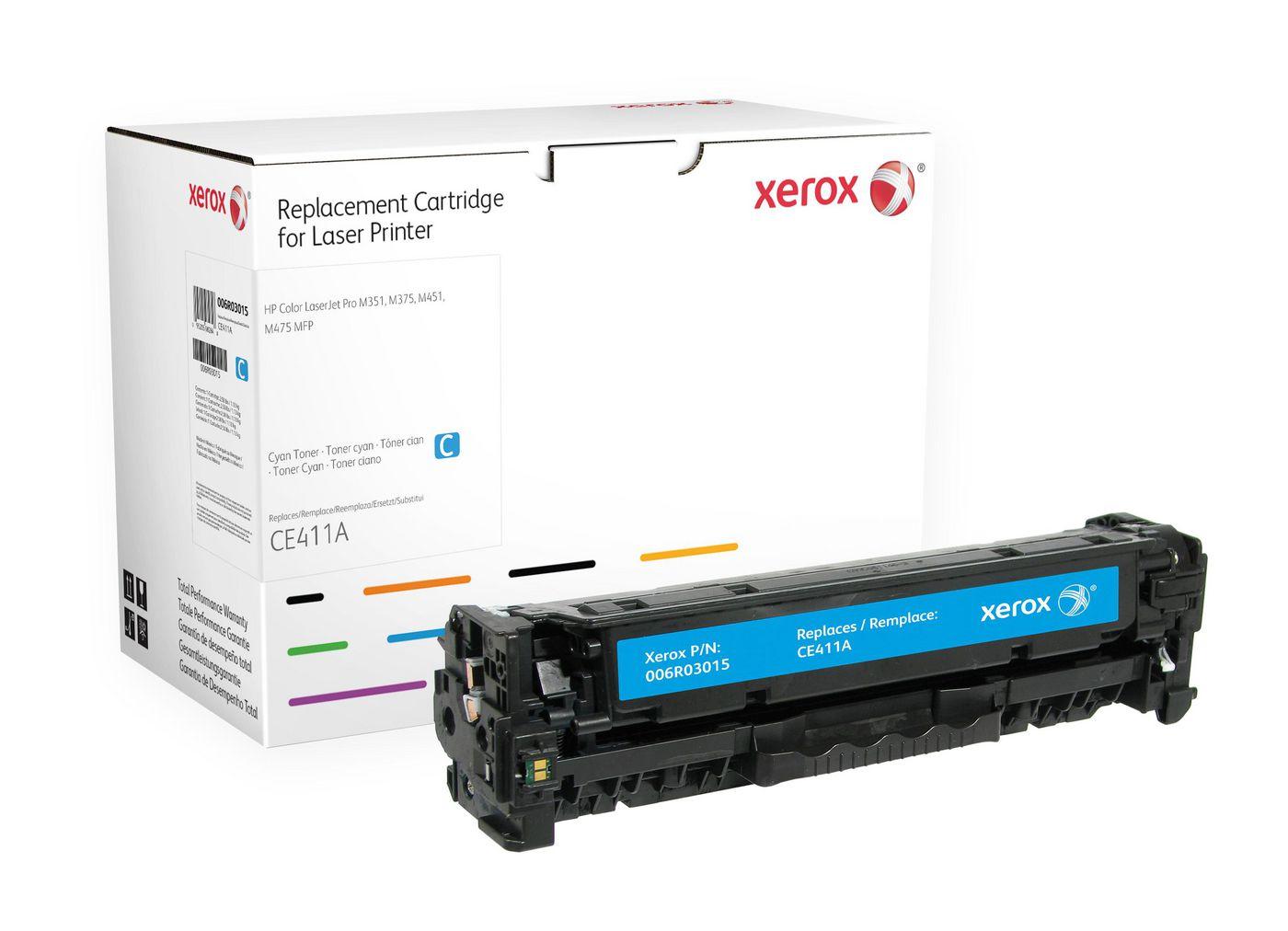 Xerox Cartuccia toner ciano. Equivalente a HP CE411A. Compatibile con HP Colour LaserJet M351A, Colour LaserJet M375MFP, Colour