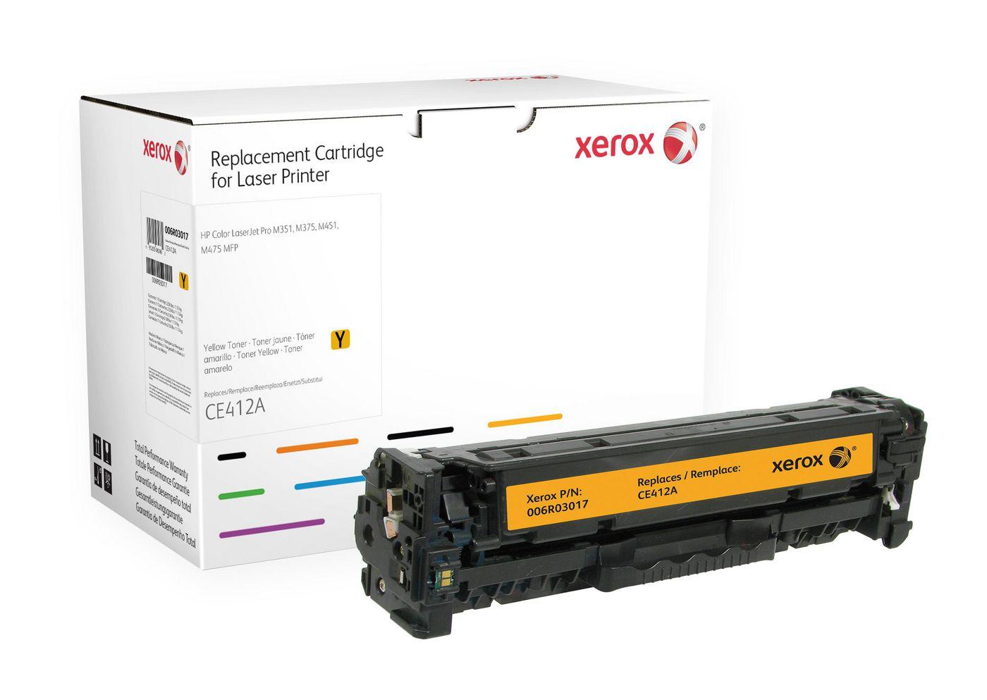 Xerox Cartuccia toner giallo. Equivalente a HP CE412A. Compatibile con HP Colour LaserJet M351A, Colour LaserJet M375MFP, Colou