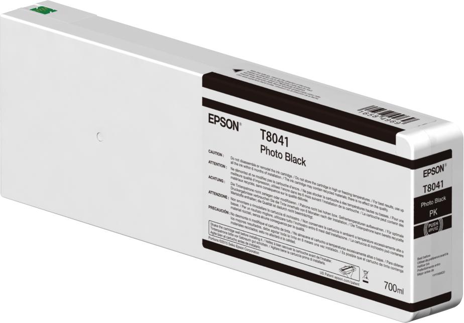 Epson Singlepack Photo Black T804100 UltraChrome HDX/HD 700ml