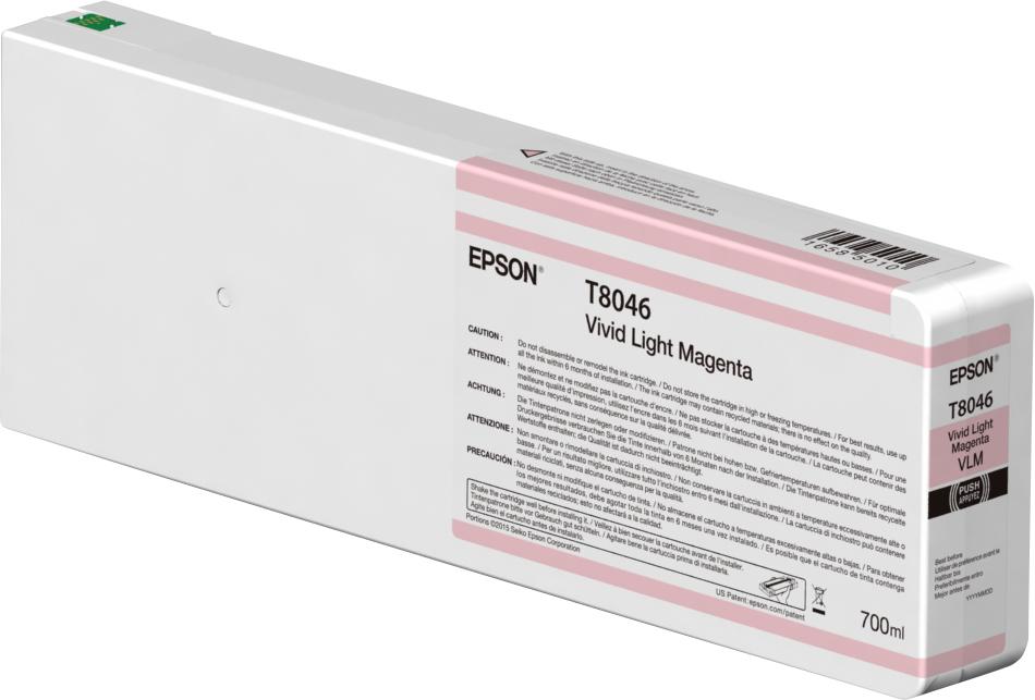 Epson Singlepack Vivid Light Magenta T804600 UltraChrome HDX/HD 700ml