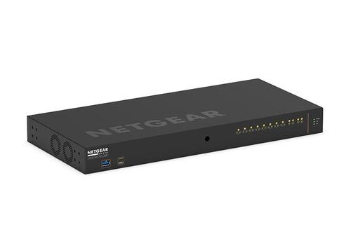 NETGEAR GSM4212P AV LINE M4250-10G2F-POE+ 8X1G POE+ 125W 2X1G AND 2XSFP AVB-READY MANAGED SWITCH