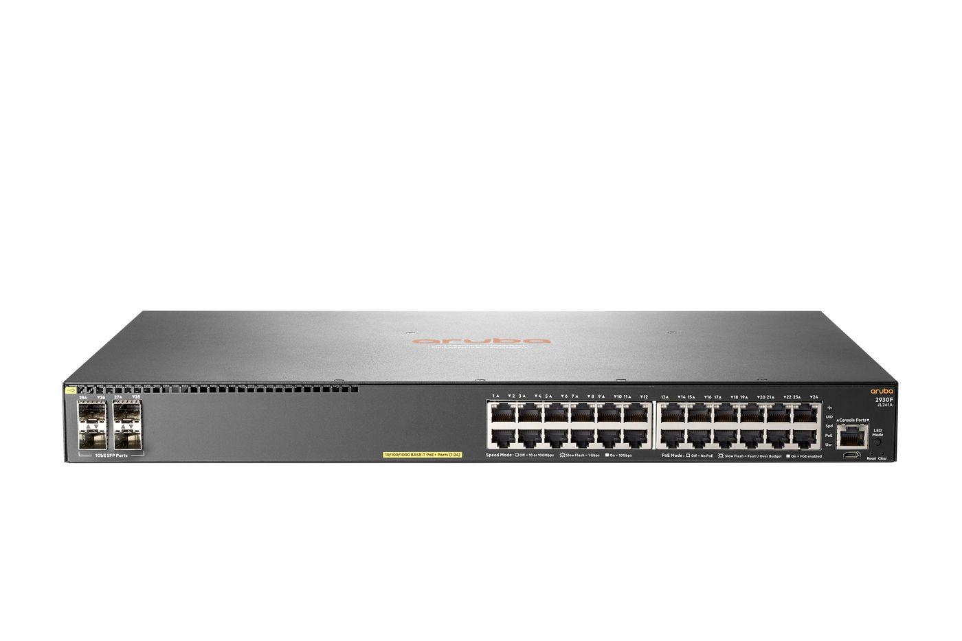 Aruba 2930F 24G PoE+ 4SFP - Switch