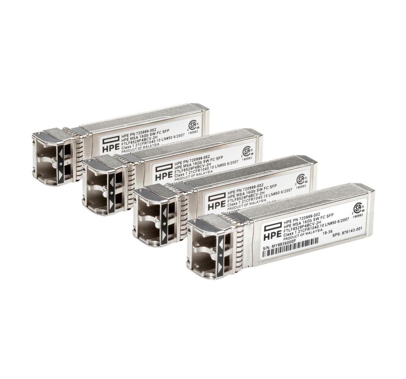 MSA 16Gb Short Wave Fibre Channel SFP+ 4-pack Transceiver