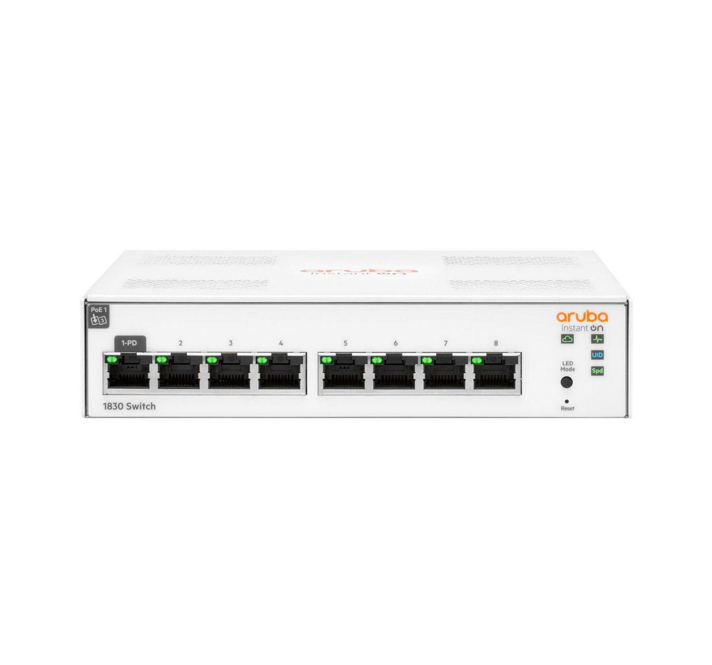 SWITCH 8P GIGABIT DI CUI 4POE ARUBA HPE 1830