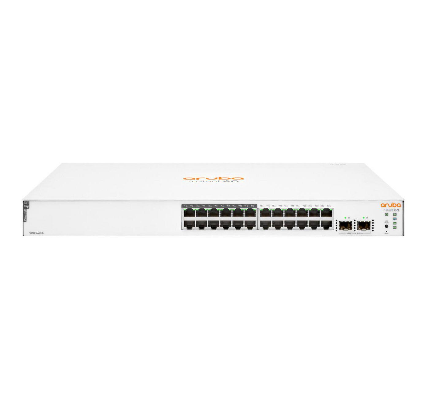 SWITCH 24P GIGABIT DI CUI 12POE +2S FP 1GBE ARUBA HPE 1830