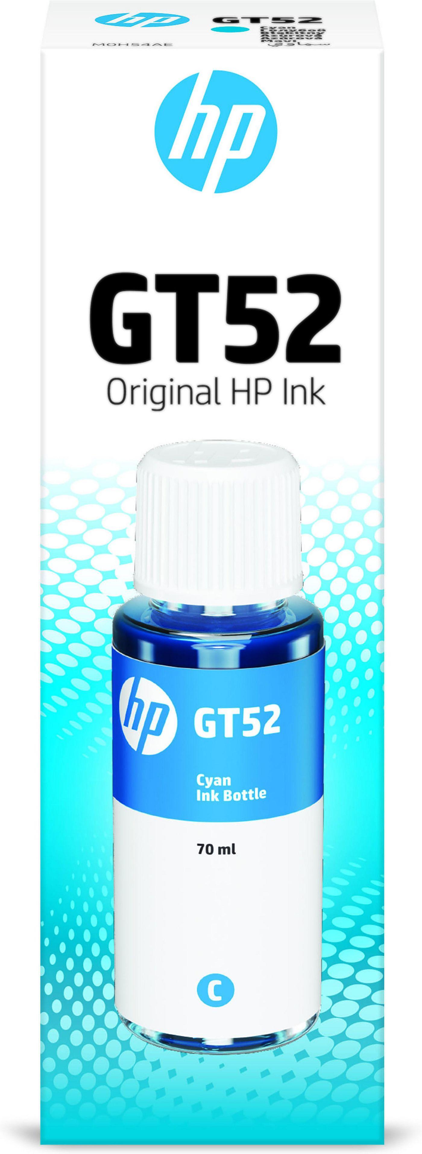 HP GT52 Cyan Ink Bottle