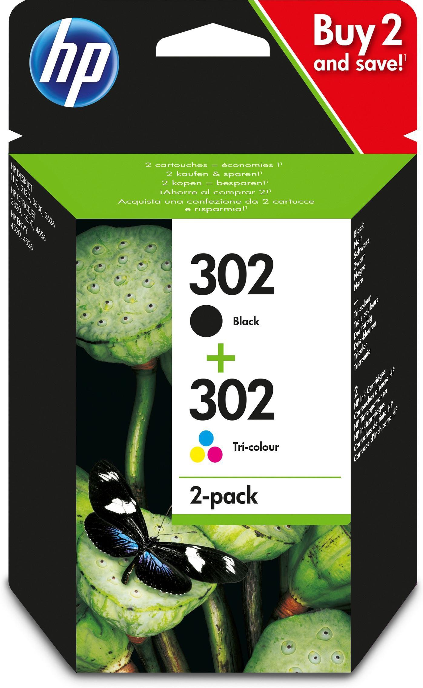 X4D37AE HP 302 INK COMBO 2-PACK