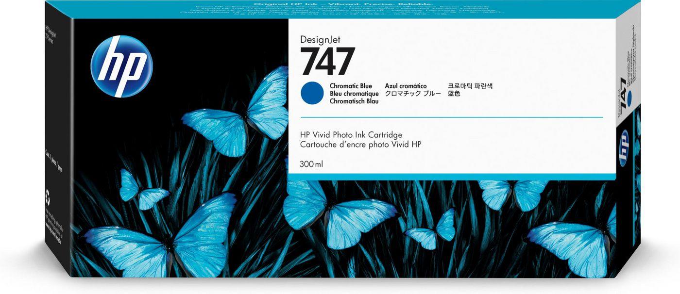 P2V85A HP 747 300ML INK CHROM BLUE