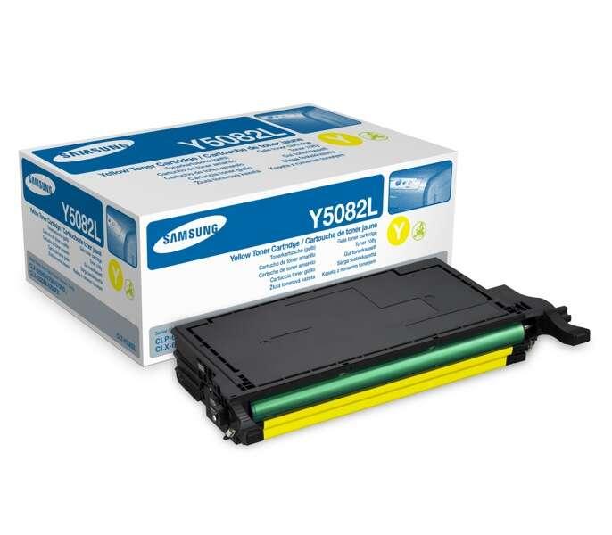 Samsung Cartuccia toner giallo originale HP CLT-Y5082L ad alta capacità