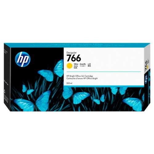 HP Cartuccia di inchiostro giallo DesignJet 766 da 300 ml