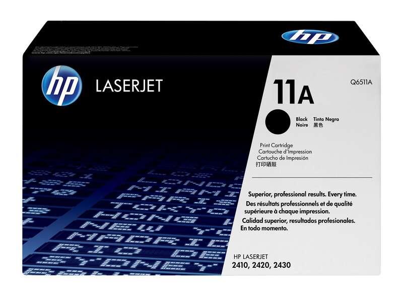 HP 11A Black Original LaserJet Toner Cartridge cartuccia toner 1 pz Originale Nero