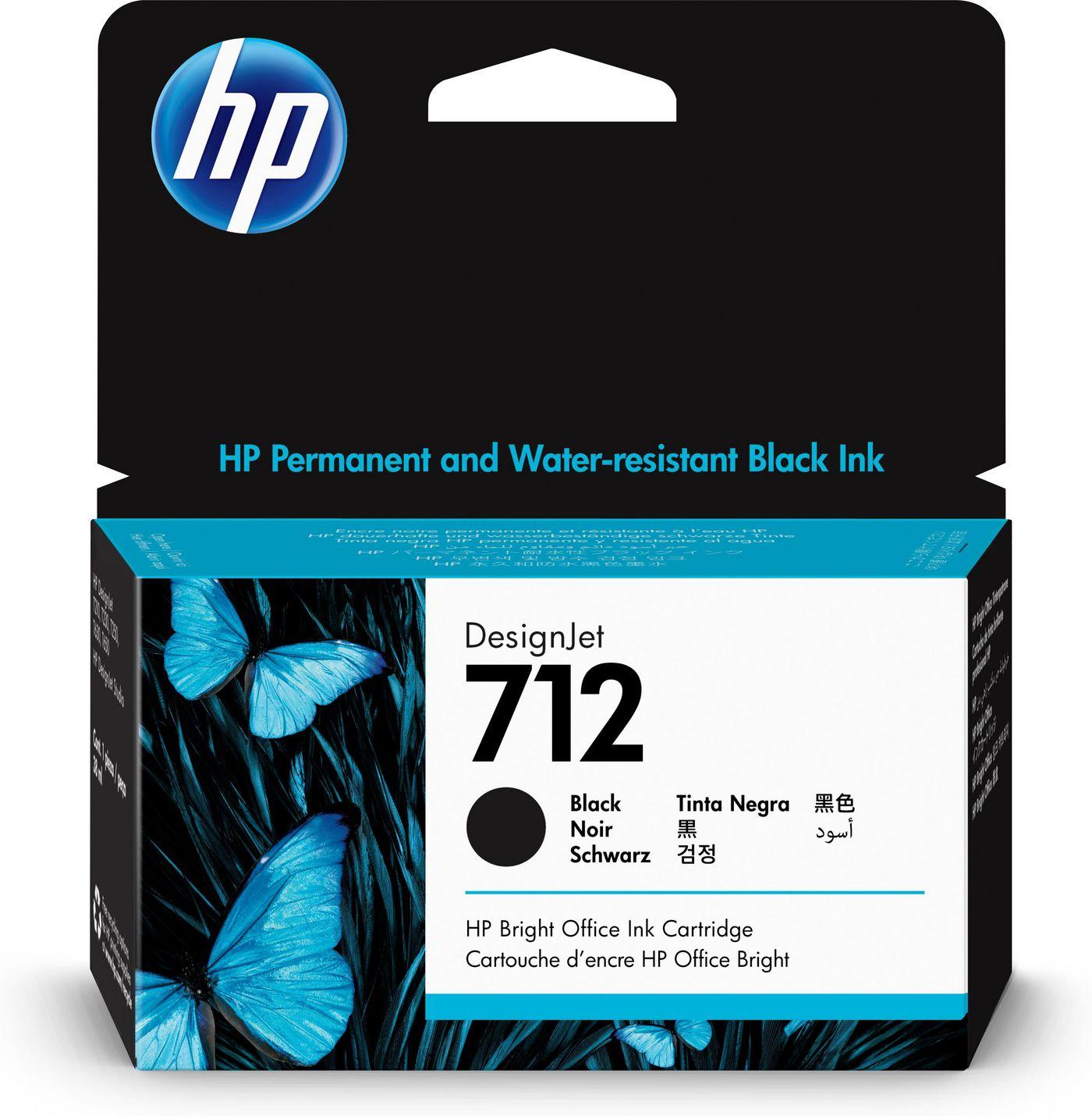 3ED70A HP 712 INK NERO 38ML