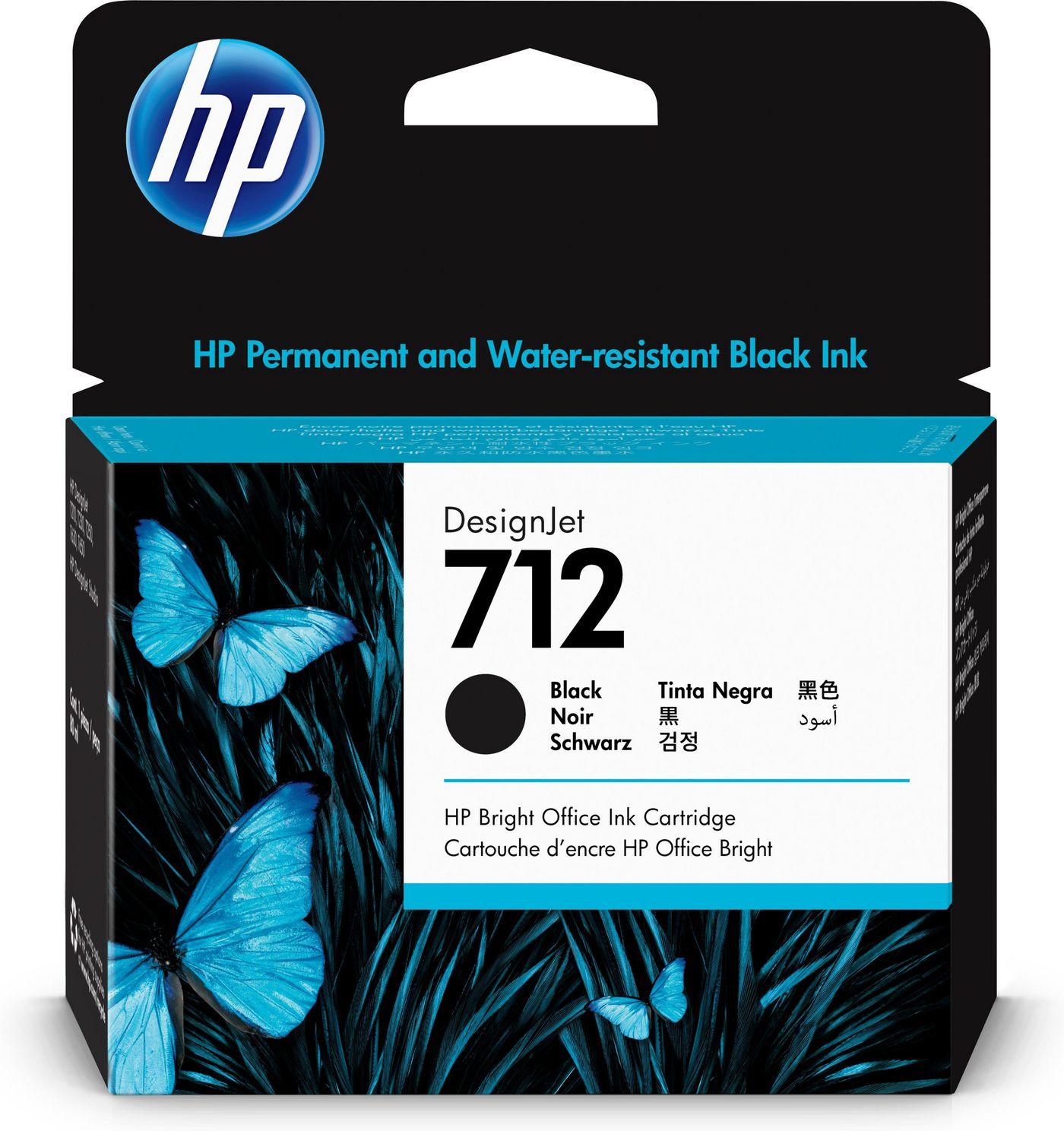 3ED71A HP 712 INK NERO 80ML