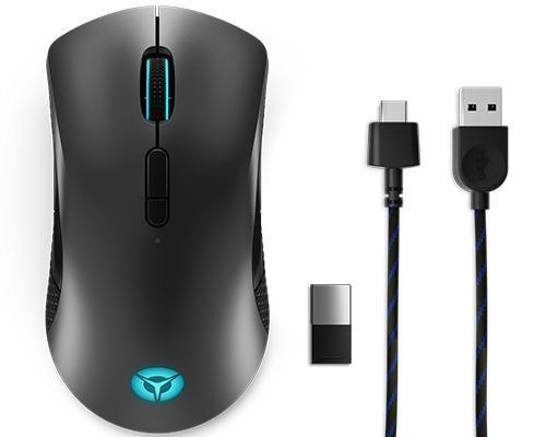 Lenovo Legion M600 Wireless Gaming mouse Ambidestro RF Wireless + Bluetooth + USB Type-A Ottico 16000 DPI