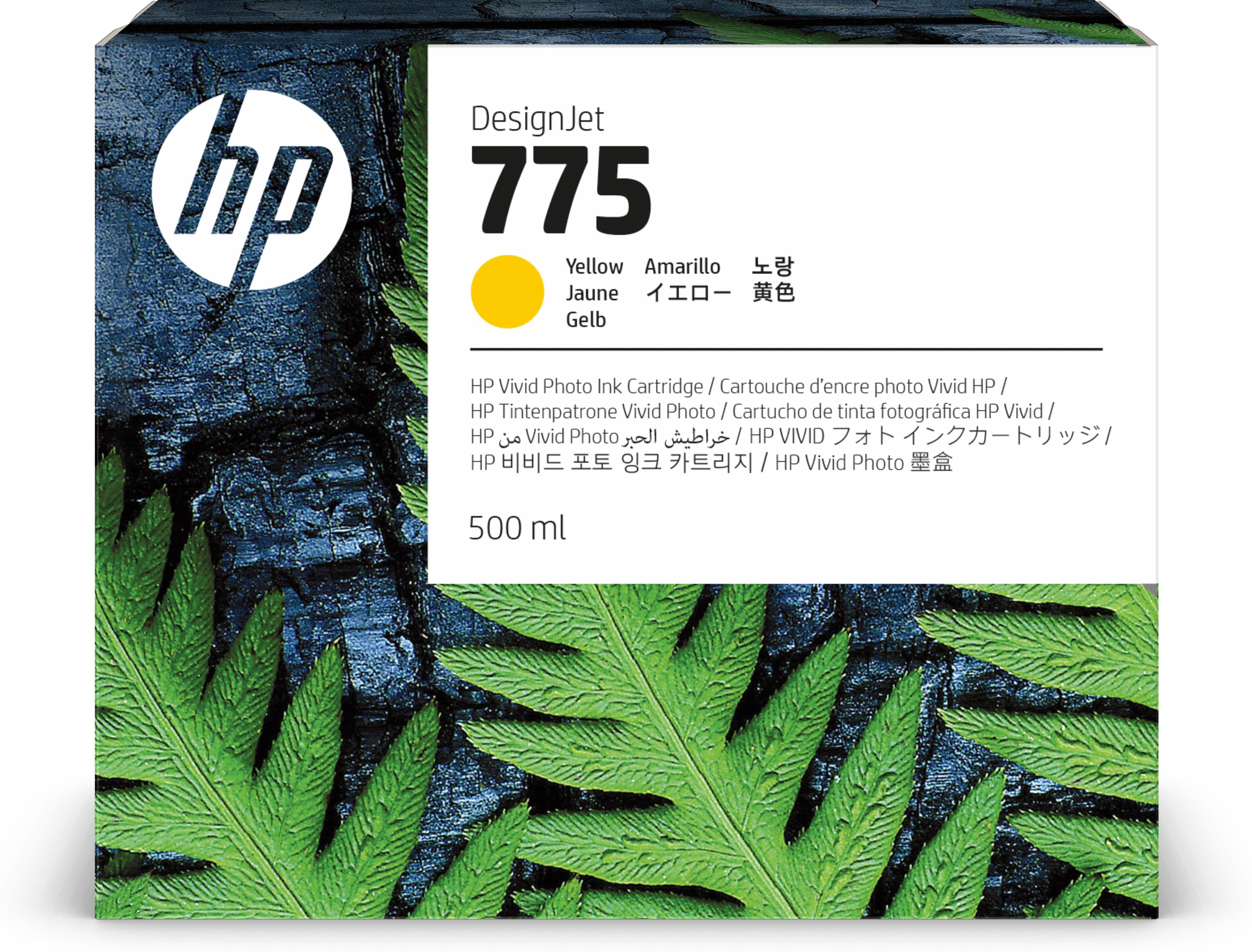 HP Cartuccia di inchiostro giallo 775 da 500 ml