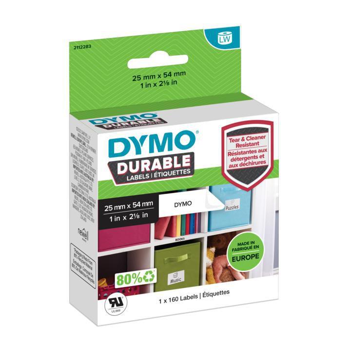 DYMO Durable Bianco Etichetta per stampante autoadesiva (LW ADRESS LABEL WHITE 25X54MM 1 - ROLL 160 LABELS)