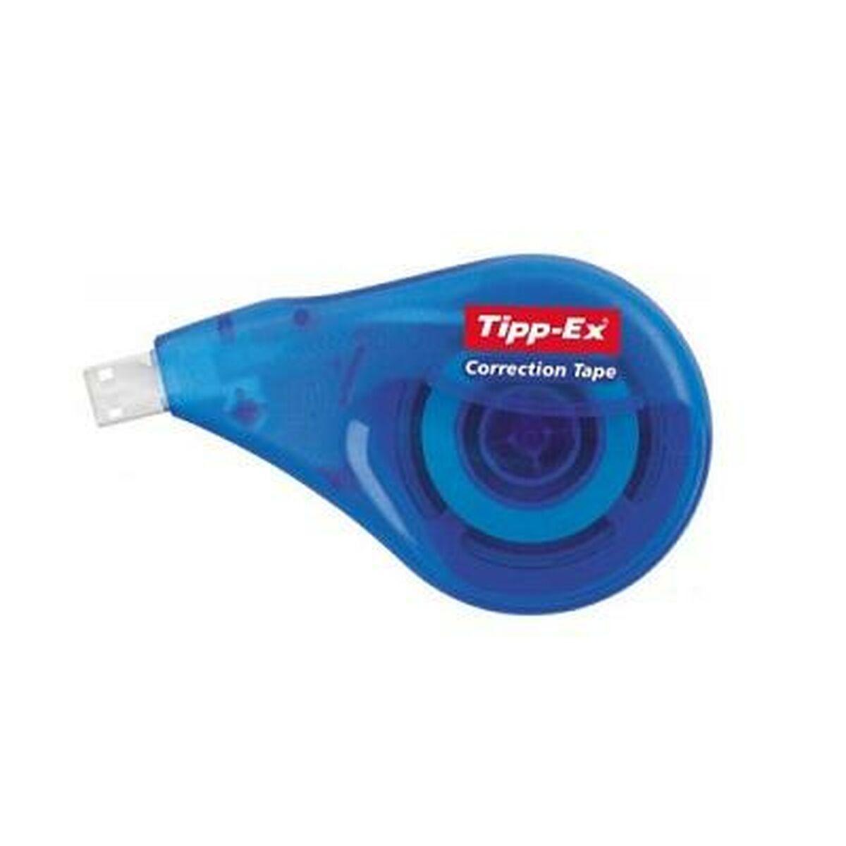 BIC Tipp ex easy Correct nastro di correzione 12 m Blu 1 pz (Tipp-Ex EasyCorrect Correction Tape Roller 4.2mmx12m White [Pack 1