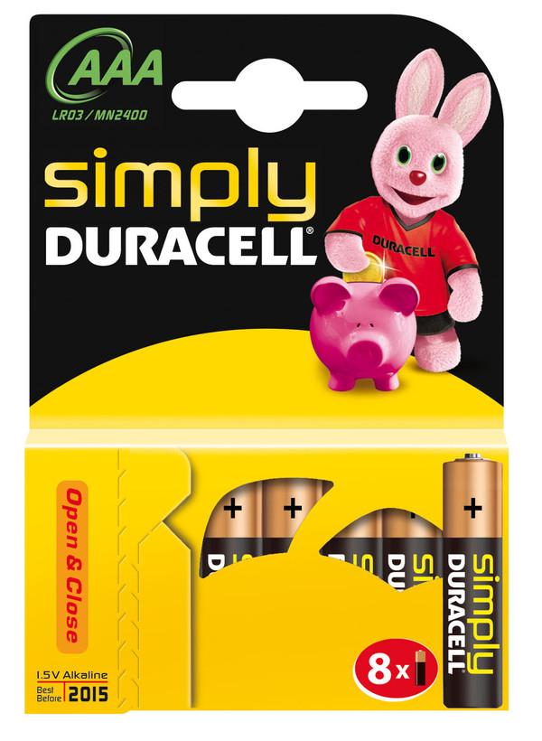 Duracell Simply Batteria monouso Mini Stilo AAA Alcalino