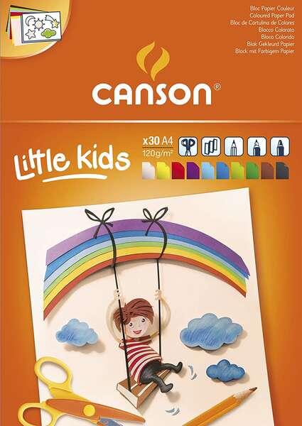 Canson Kids Carulina Clown Pad con 30 nebbie A4 - 21x29,7 - 120G - Coloranti alimentari