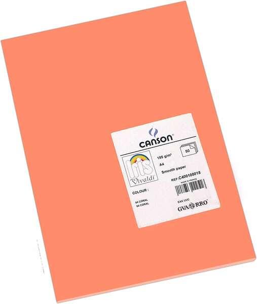 Tanson Guarro Confezione da 50 carte Iris A4 di 185G - 21x29,7 cm - colore del colore