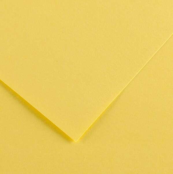 Canson Guarro Confezione da 25 cartoncini Iris A4 di 185G - 50x65cm - colore giallo limone