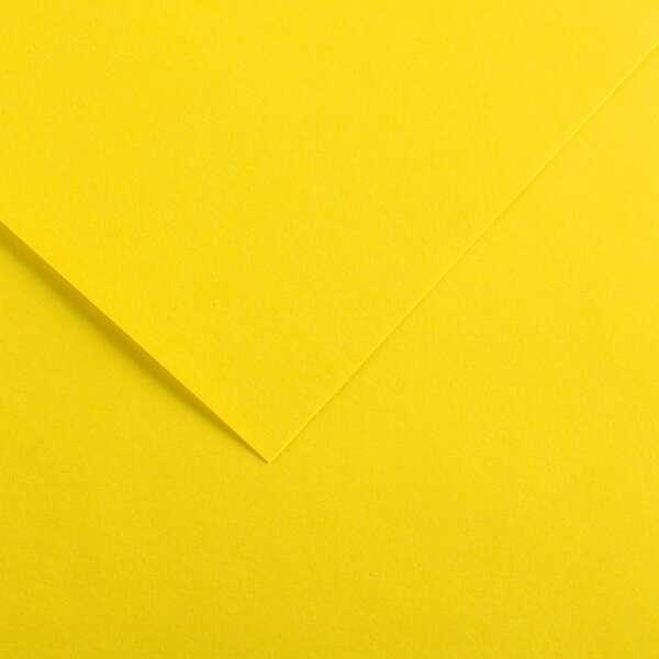 Canson Guarro Confezione da 25 Carte Iris da 185G - 50x65cm - Colore Giallo Canario