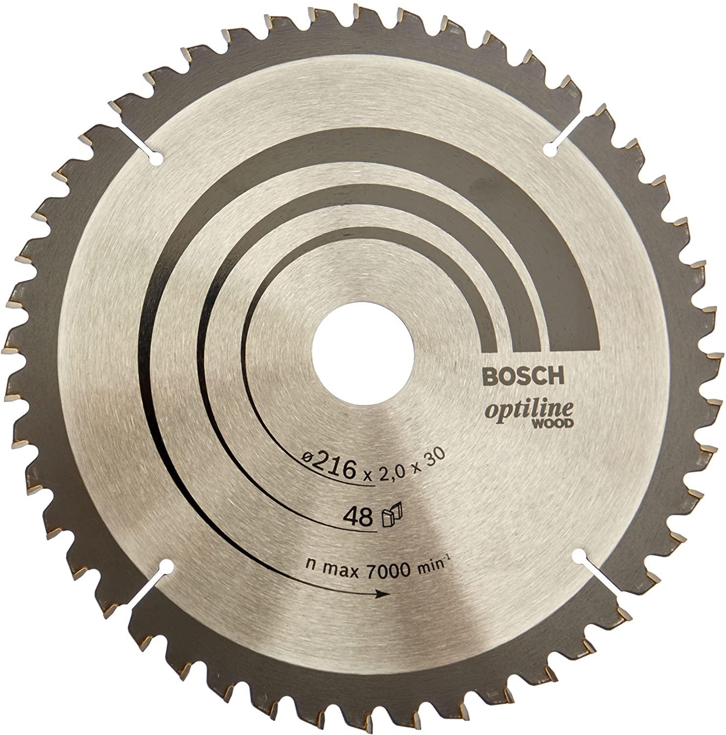 Accessori Bosch Professional Lama per sega circolare Optiline Wood 216 x 30 x 2,0 mm, 48