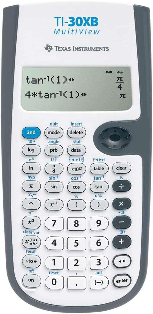 Calcolatrice scientifica multivista Texas Instruments TI-30XB