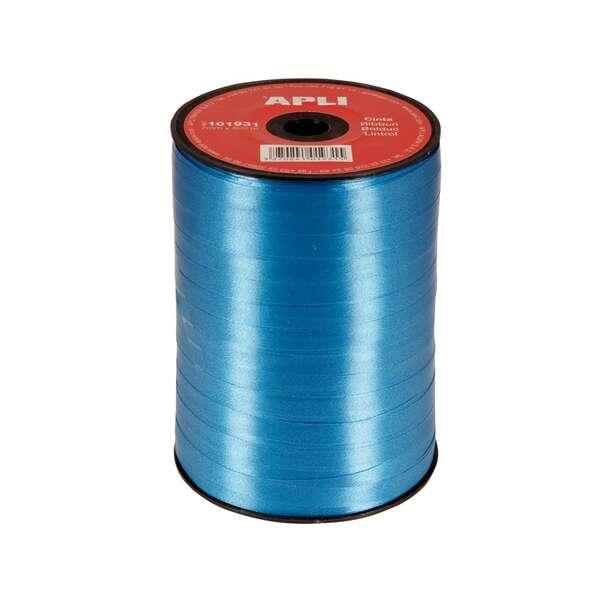 Rotolo di nastro per confezioni regalo Apli 7mmx500m - Colore blu