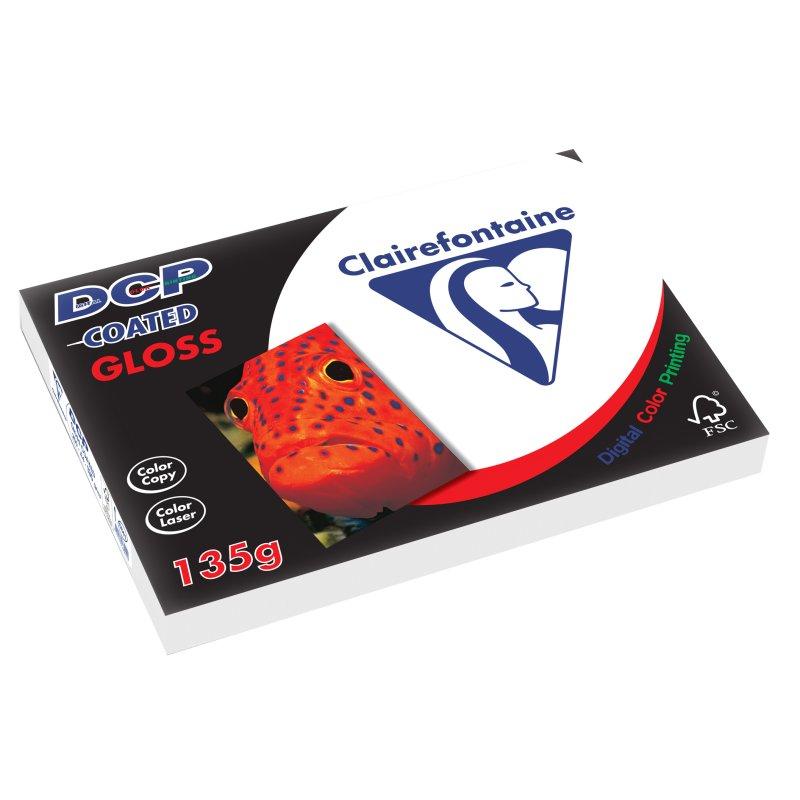 Carta rivestita DCP 135 g/m² DIN A4 per stampe colorate di Clairefontaine (250 BL)