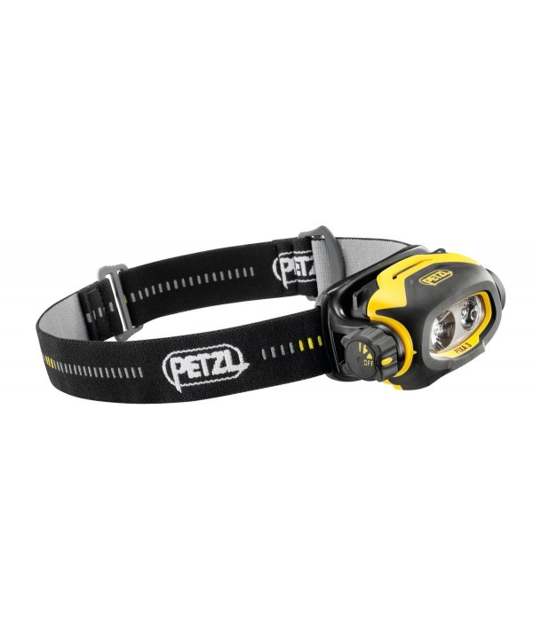 Lampada frontale Petzl E78CHB 2 Pixa 3 Nera/Gialla