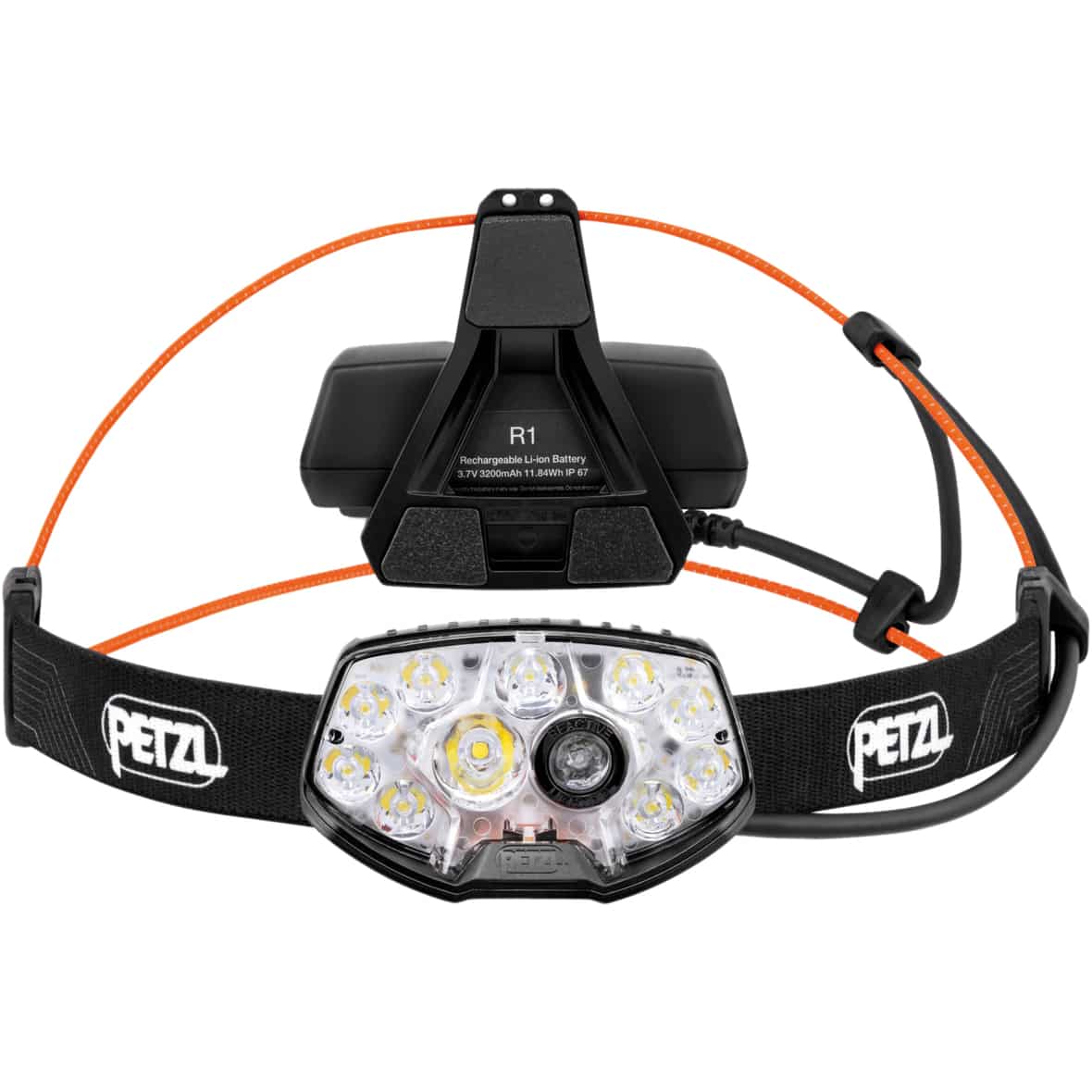 Lampada frontale Petzl E105AA00 Nao RL Nera