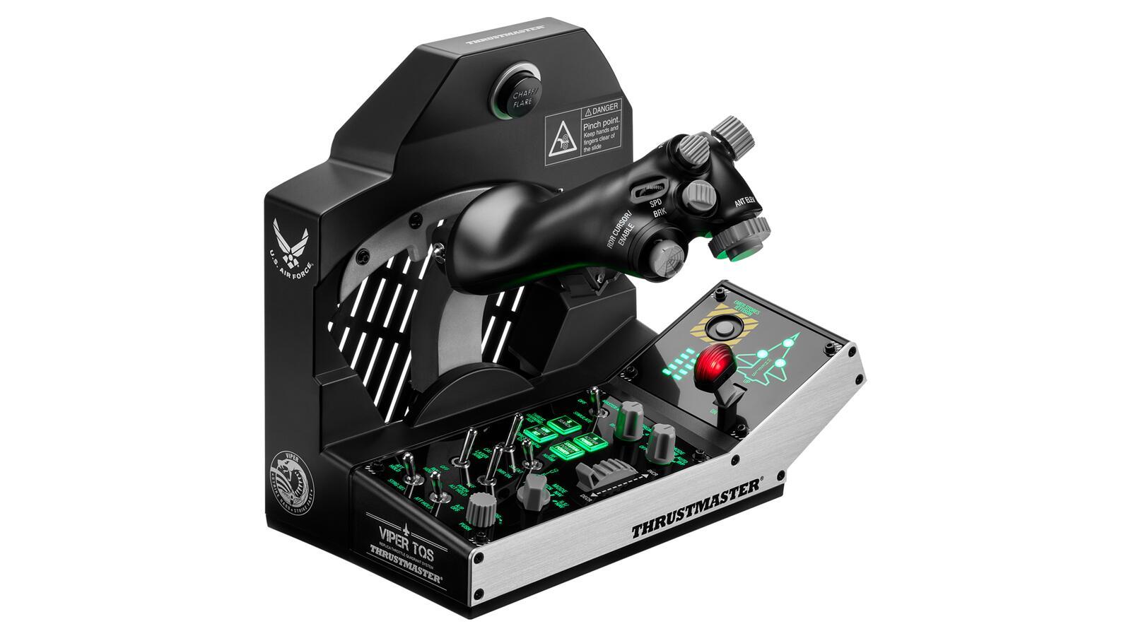 Thrustmaster VIPER TQS MISSION PACK Nero USB Joystick + leva di controllo del motore PC (Thrustmaster VIPER TQS MISSION PACK)