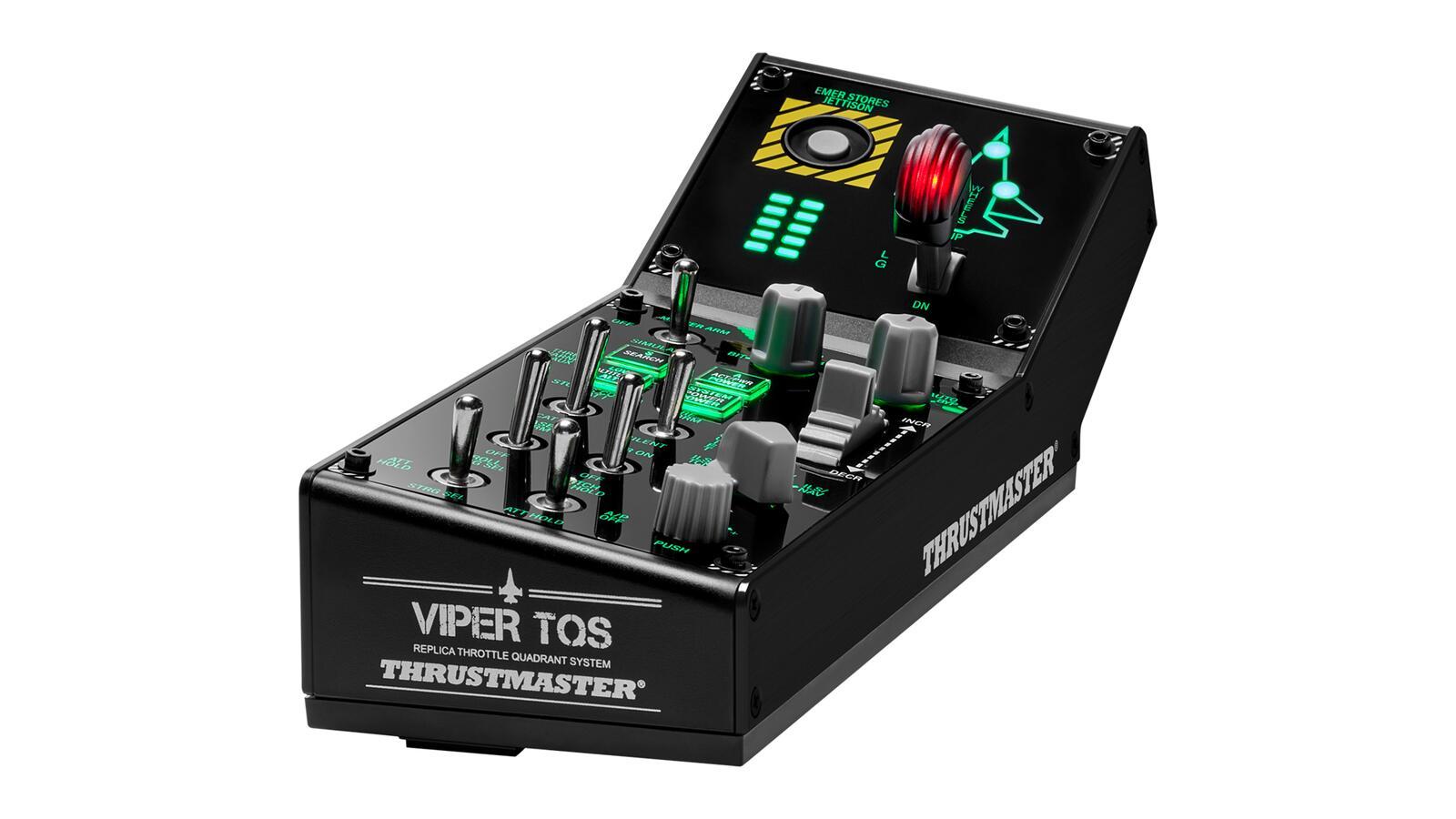 Thrustmaster VIPER Panel Nero USB Joystick + leva di controllo del motore PC (Thrustmaster VIPER Panel)