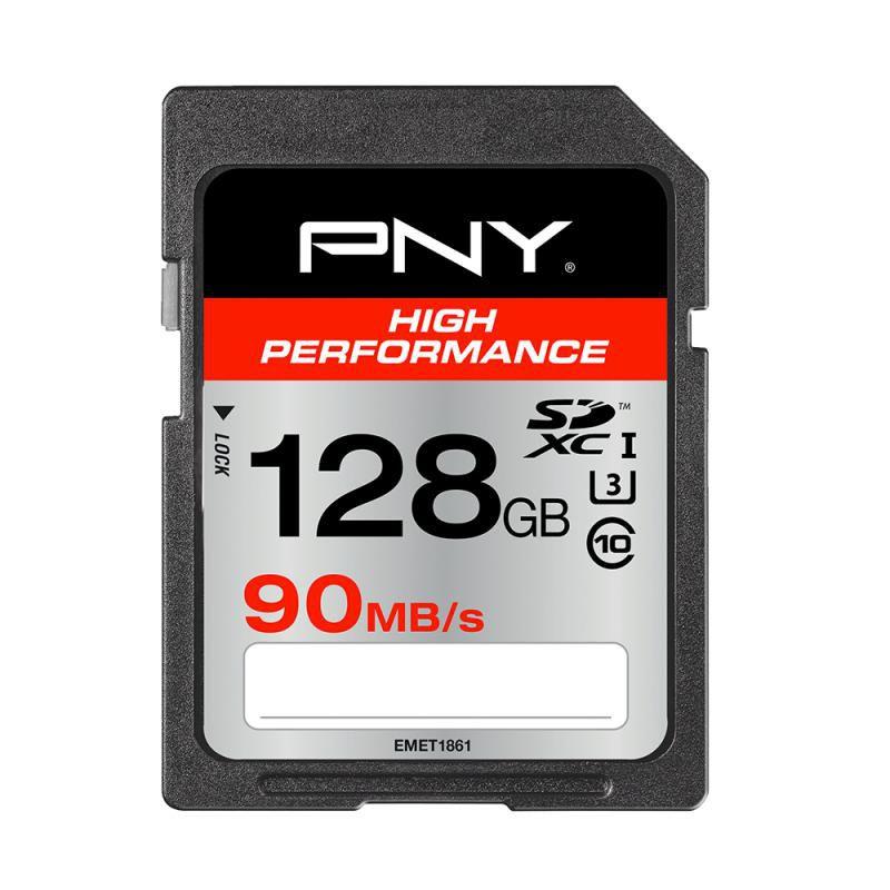 PNY High Performance 128 GB SDXC UHS-I Classe 10 (PNY SDXC 128GB High Performance 90MB/s [while stocks last] [5Years warranty])